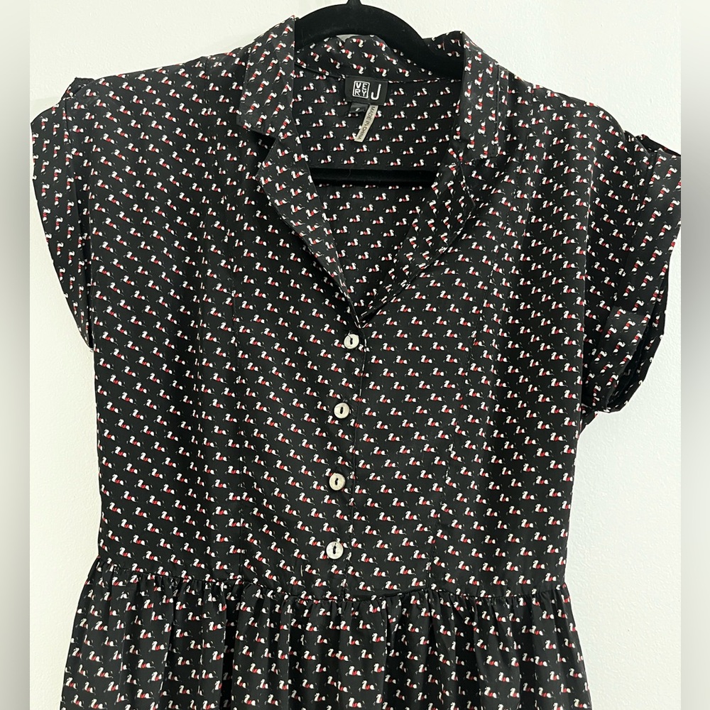 Horse Print Short Dress